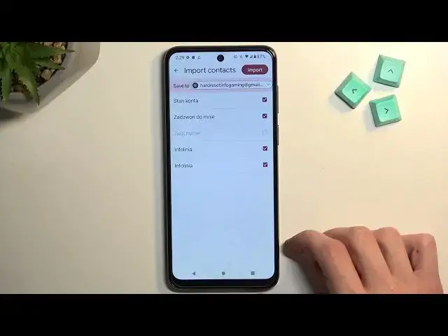 'Video thumbnail for How to Copy Contacts on MOTOROLA Moto G13 - Import Contact List'