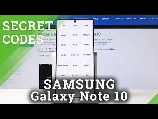 'Video thumbnail for Secret Codes SAMSUNG Galaxy Note 10 - Hidden Modes / Advanced Info'