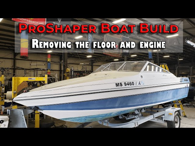 Video thumbnail for ProShaper Boat Build: Removing the floor and engine