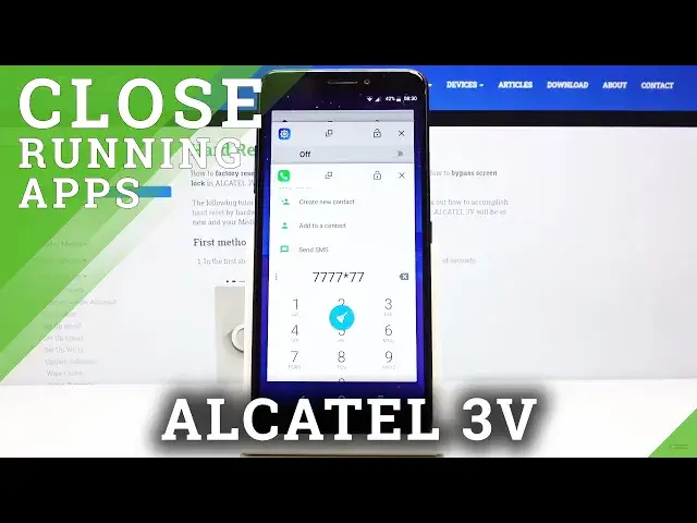 'Video thumbnail for How to Turn Off Running Apps in ALCATEL 3V - Deactivate Background Apps'