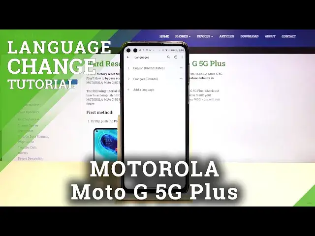 'Video thumbnail for How to Change Language in MOTOROLA Moto G 5G Plus – Language Settings'