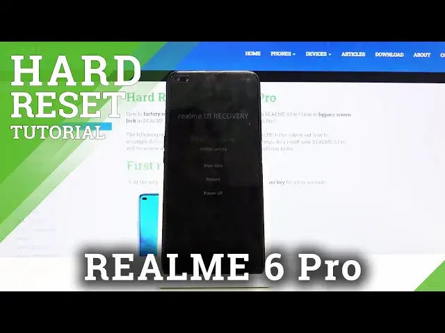 'Video thumbnail for How to Hard Reset REALME 6 Pro – Wipe Data / Bypass Screen'