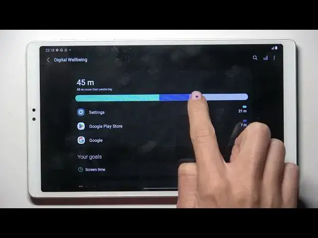 'Video thumbnail for How to Check Total Screen Time on Samsung Galaxy Tab A7 Lite - Detect Onscreen Time'