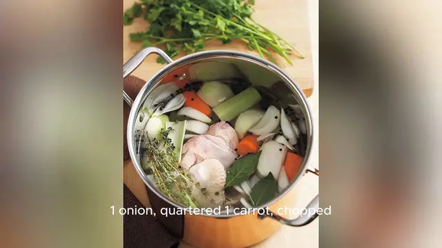 Video thumbnail for chicken stock recipe