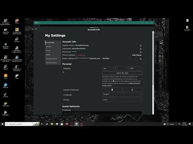 Video thumbnail for Roblox - Where To Verify Age