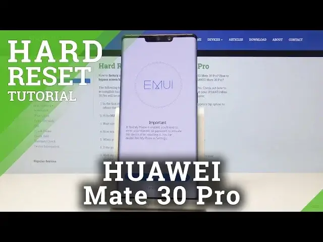 'Video thumbnail for How to Factory Reset the HUAWEI Mate 30 Pro - Remove All Data'