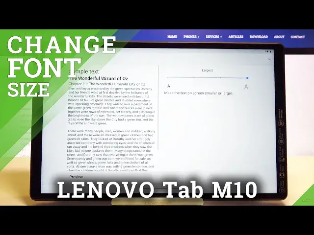 'Video thumbnail for How to Change Font Size on LENOVO Tab M10 – Personalize Font'