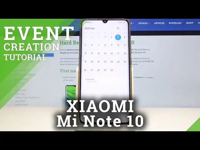 'Video thumbnail for How to Add Event To Calendar in XIAOMI Mi Note 10 – Schedule Events'