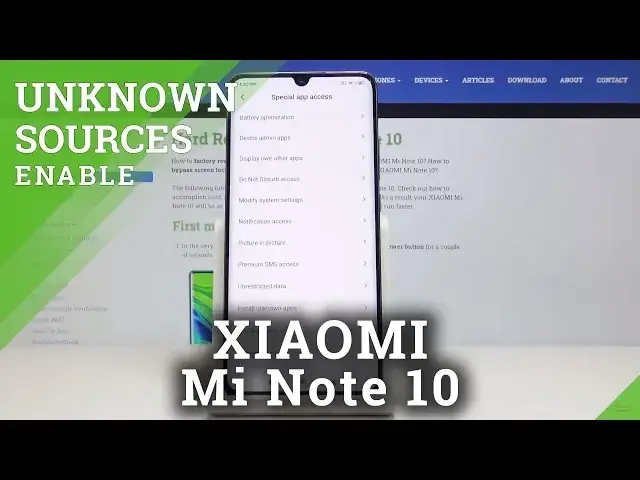 Video thumbnail for How to Allow Unknown Sources in XIAOMI Mi Note 10 – Download External Content