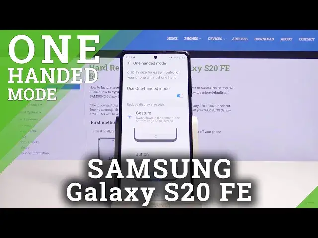 'Video thumbnail for How to Enable One-Handed Mode on SAMSUNG Galaxy S20 FE 5G – Display Settings'
