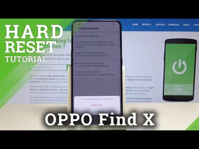 Video thumbnail for How to Factory Hard Reset the OPPO Find X - Erase All Data
