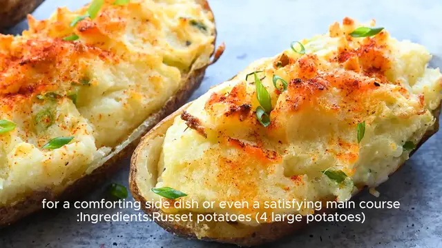 Video thumbnail for Twice baked potatoes recipe
