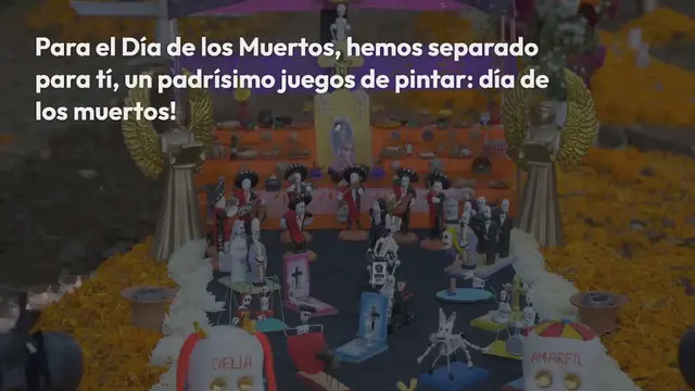 Video thumbnail for Juegos de pintar: Día de los muertos