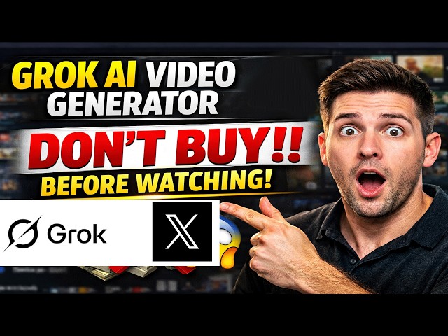 Video thumbnail for Don’t Buy Grok X.com Before Watching. Grok AI Video Generator Tips You Need!