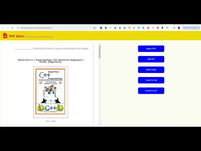 Video thumbnail for Build a React.js PDF Editor to Split,Merge,Delete & Export Pages to Image Using PDF-LIB in Browser