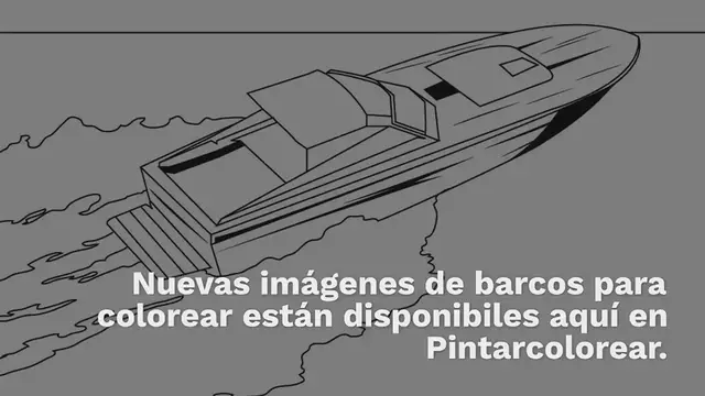 Video thumbnail for Barcos para colorear