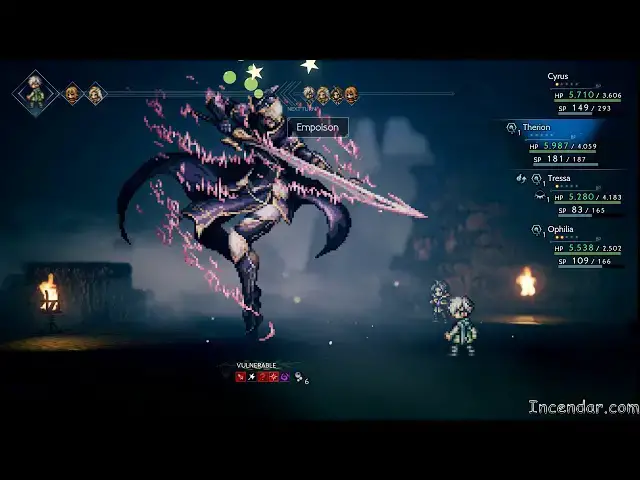 Video thumbnail for Octopath Traveler RUNEBLADE Balogar Job BLIND TENEBRAE OPERIRE! 4k Steam PC