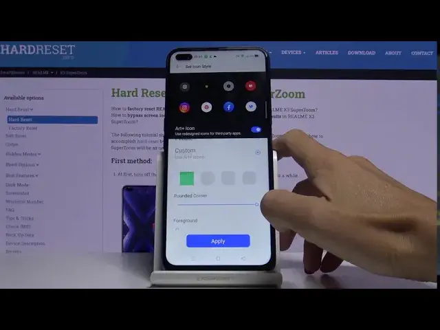'Video thumbnail for How to Change Icon Style in REALME X3 SuperZoom – Shortcuts Customization'
