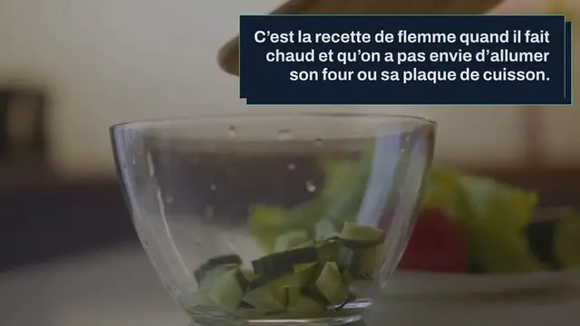 Video thumbnail for Gaspacho de concombre au lait de coco