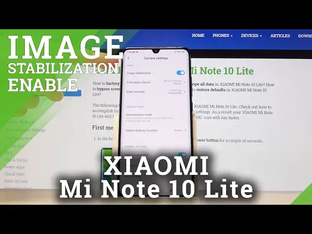 'Video thumbnail for How to Activate Image Stabilization in XIAOMI Mi Note 10 Lite – Image Stabilization'