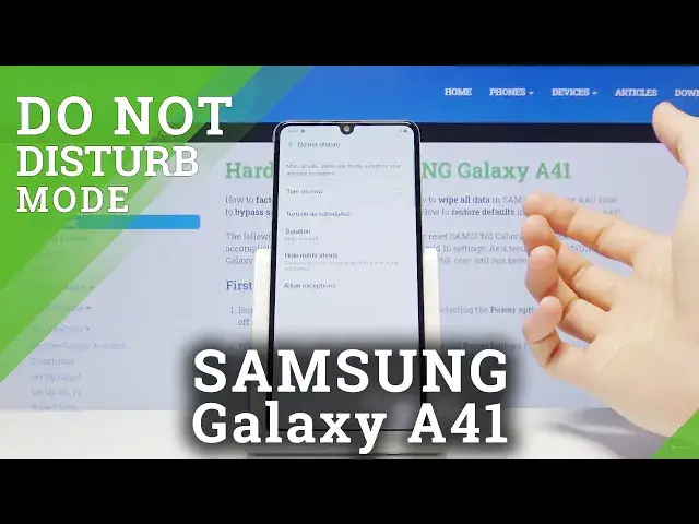 Video thumbnail for How to Activate Do Not Disturb Mode in SAMSUNG Galaxy A41 – DND Mode