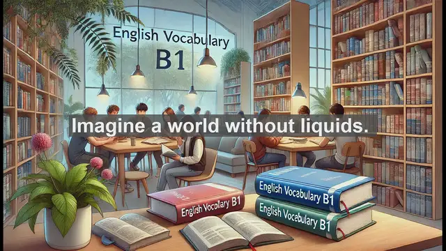 Video thumbnail for 2500 Must Know CEFR B1 Vocabulary - The Fluid Nature of 'Liquid': Exploring Its Meanings and Uses