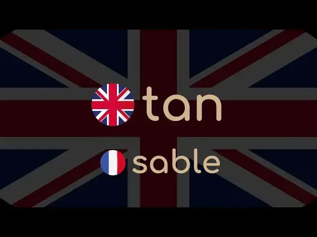 Video thumbnail for Comment prononcer « tan » en anglais