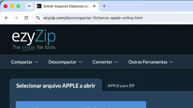 Video thumbnail for Como extrair arquivos clássicos da Apple online grátis | Sem necessidade de instalar programas
