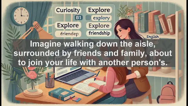 Video thumbnail for 2500 Must Know CEFR B1 Vocabulary - The Meaning and Usage of 'Marry': From Wedding Bells to Blending Ideas