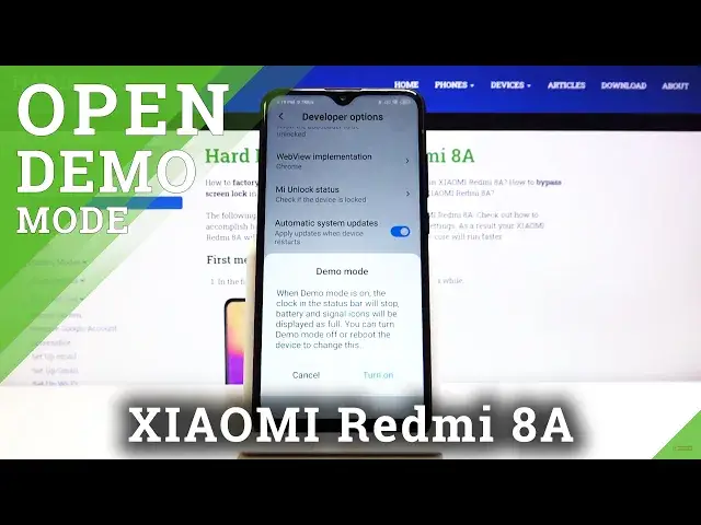 'Video thumbnail for How to Enable Demo Mode Xiaomi Redmi 8A - Developer Options'