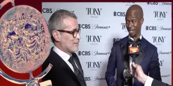 Video thumbnail for Video: Mike Isaacson & Kwofe Coleman Respond to the MUNY's Regional Tony Award