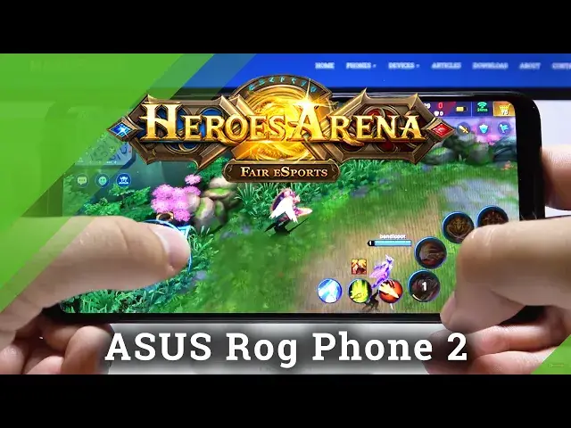 Video thumbnail for Gameplay of Heroes Arena on Asus ROG Phone 2 - Gaming Test