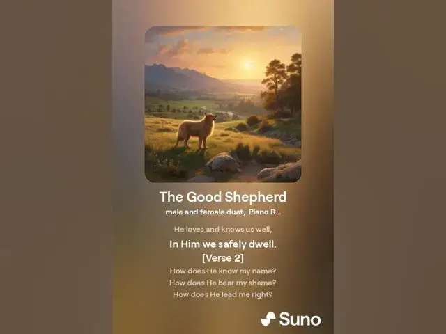 Video thumbnail for The Good Shepherd: A Heartfelt Christian Song