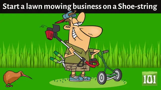 Video thumbnail for How to Start a lawn mowing business on a shoe string