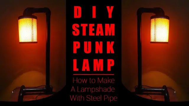 Video thumbnail for DIY Steampunk Lamp | How to make a Steel Pipe Floor Lamp Easy