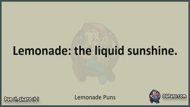 Video thumbnail for Lemonade - Jokes, Puns, Wordplays, and Laughter