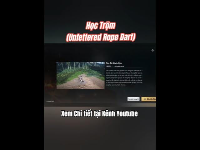 Video thumbnail for Cách học trộm Túc Tử Hành Vân của Cửu Lưu Môn!Võ công Rope Dart cực dị trong Where Winds Meet.