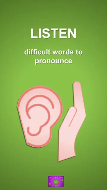 'Video thumbnail for Listen: Difficult words to pronounce'
