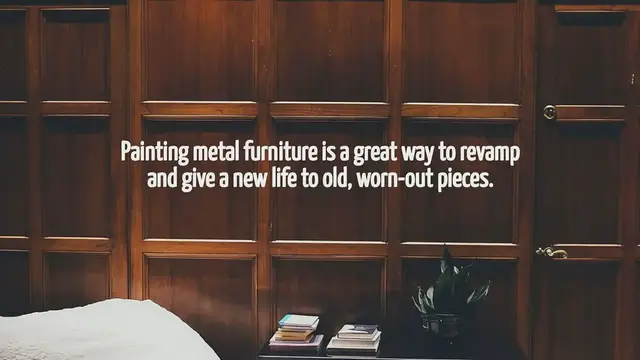 Video thumbnail for How To Paint Metal Furniture