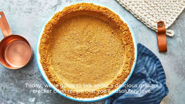 Video thumbnail for Graham cracker crust recipe