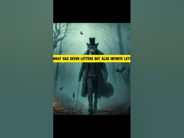 Video thumbnail for Can you solve this riddle #riddle #spooky #impossible