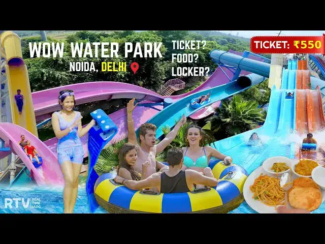 Video thumbnail for WOW Water Park Noida (Delhi NCR) Ticket/Slides - A to Z Info | Worlds of Wonder Water Park