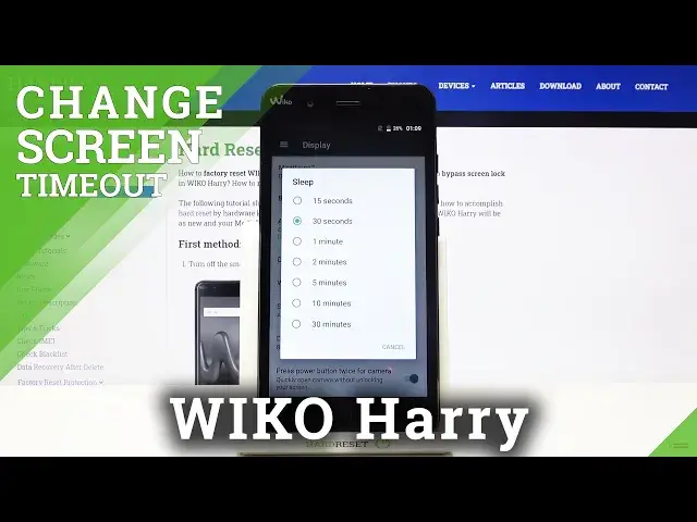 'Video thumbnail for How to Change Screen Timeout in WIKO Harry – Adjust The Screen Timeout'