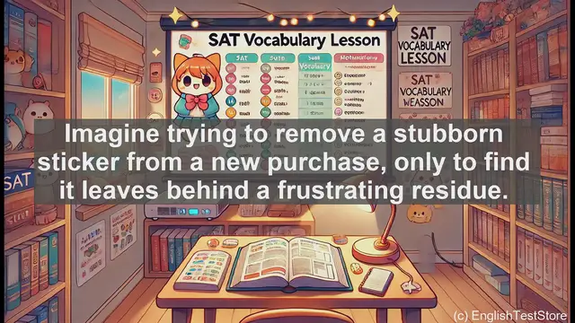 Video thumbnail for 5000 Must Know SAT Vocabulary - Adhesion: The Science Behind Sticky Situations