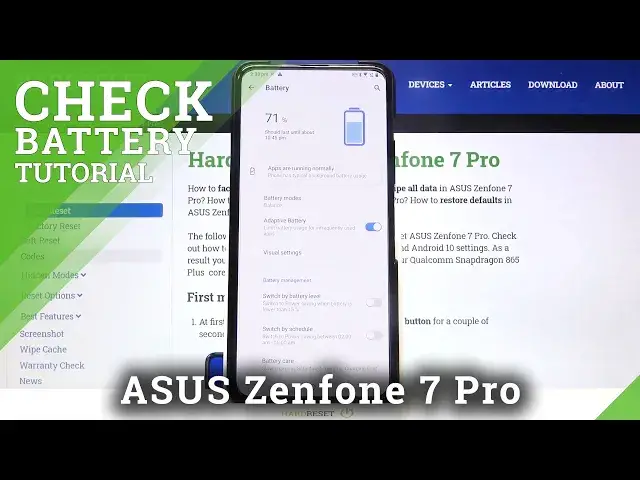 'Video thumbnail for How to Check Battery Percentage in ASUS Zenfone 7 Pro– Show Battery Level'