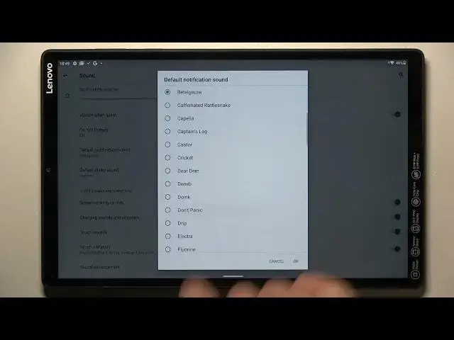 'Video thumbnail for LENOVO TAB M10 Plus - How To Change Notification Sounds'