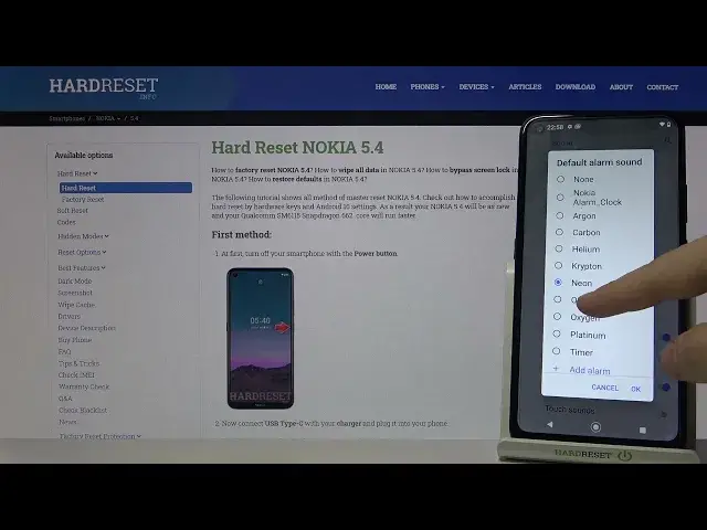 Video thumbnail for Nokia 5.4 - Check Default Alarm Tones