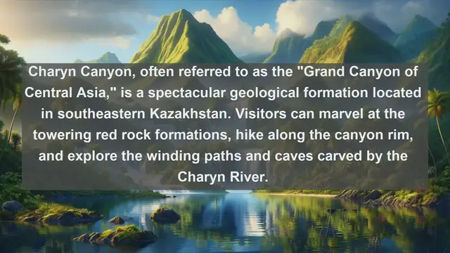 Video thumbnail for Discover Kazakhstan's Natural Beauty: Top 10 Must-See Landscapes