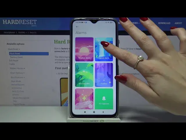 Video thumbnail for How to Set Up Alarm Clock in XIAOMI POCO C3 – Alarm Clock Settings