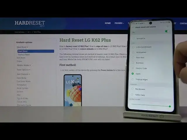 Video thumbnail for Alarm Tones on LG K62 Plus  – Available Sounds of Alarms